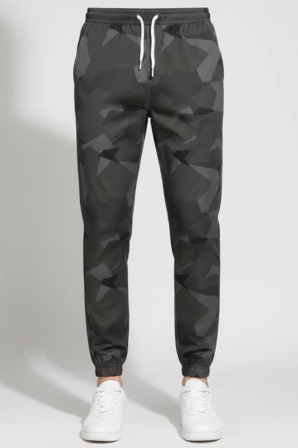 Pantalon Camouflage Gris - Polyester - vue 3
