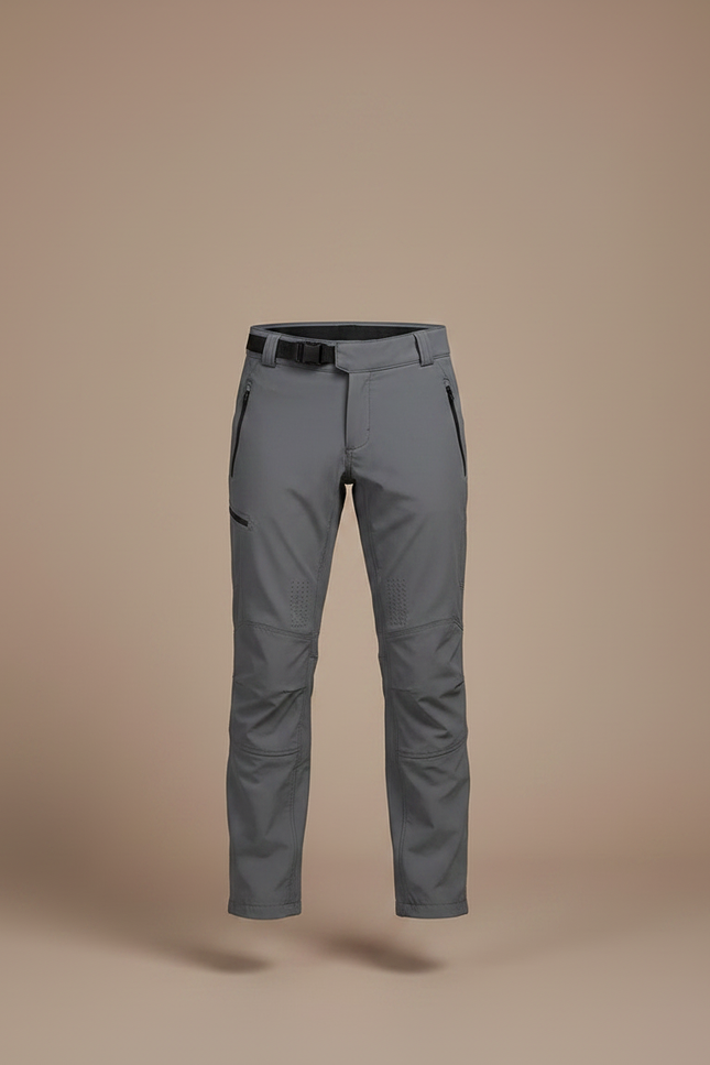 Pantalon Gris Technique Renforcé VTT Enfant - Polyester - vue 3