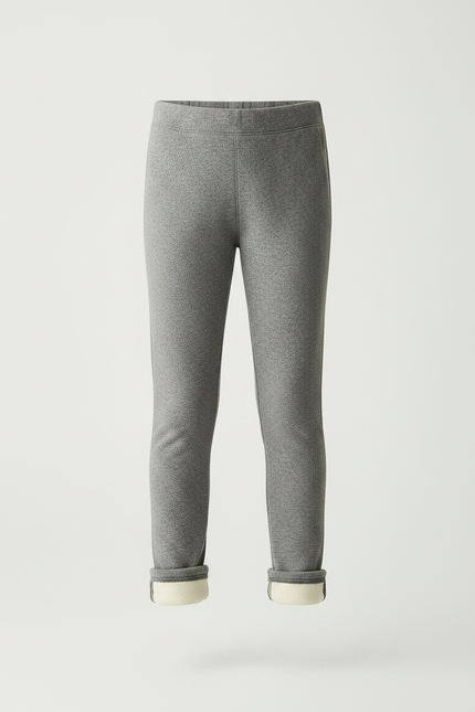 Pantalon Gris Molletonné Confortable Enfant Doux - vue 3