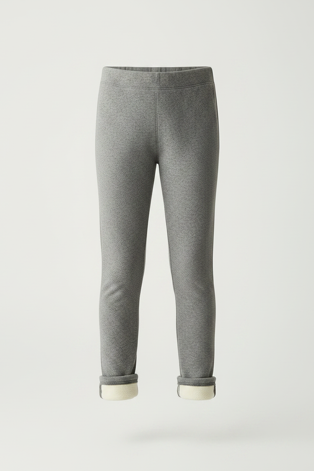 Pantalon Gris Molletonné Confortable Enfant Doux - vue 3