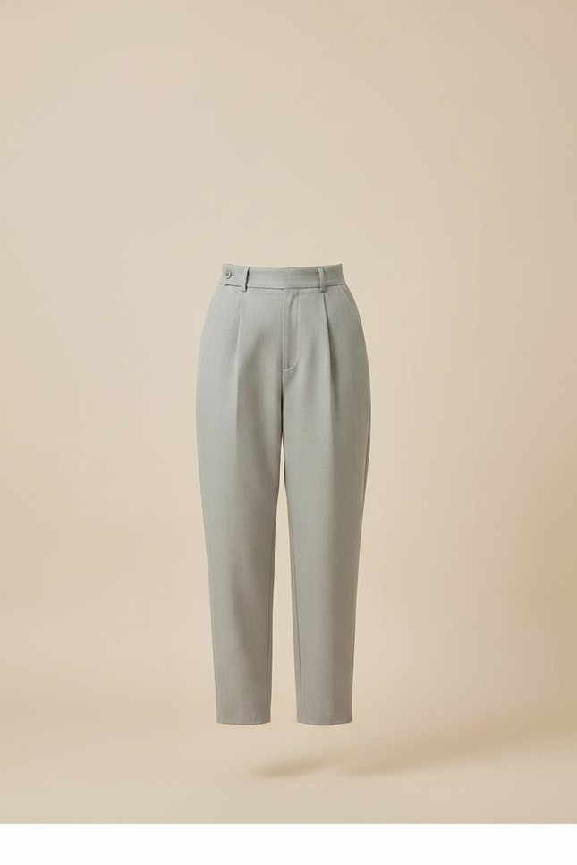 Pantalon Classe Gris - Gabardine - vue 3