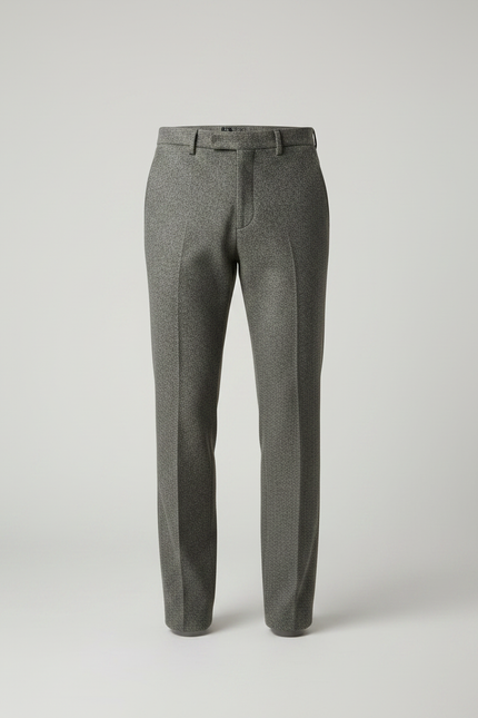 Pantalon Flanelle Gris - Laine - vue 3