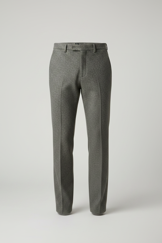 Pantalon Flanelle Gris - Laine - vue 3