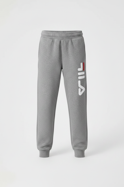 Pantalon Gris Molletonné Fila Enfant Décontracté - vue 3