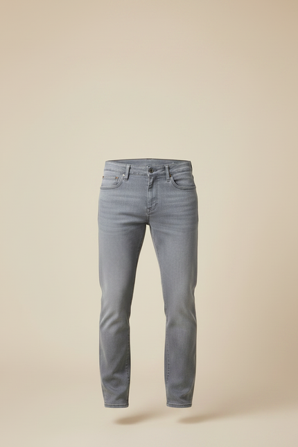 Pantalon Jeans Gris - vue 3