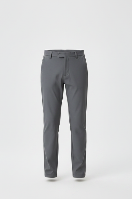 Pantalon Gris Slim Extensible Classique Garçon - Polyester - vue 3