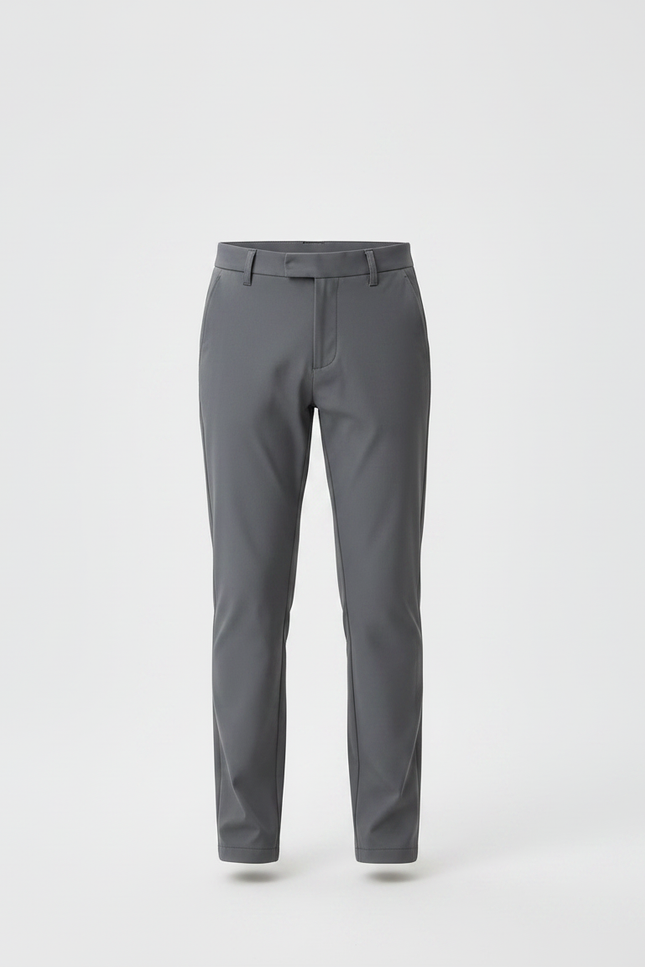 Pantalon Gris Slim Extensible Classique Garçon - Polyester - vue 3