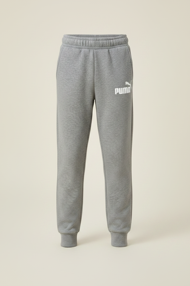 Pantalon Gris Molletonné Sport Logo Enfant - vue 3