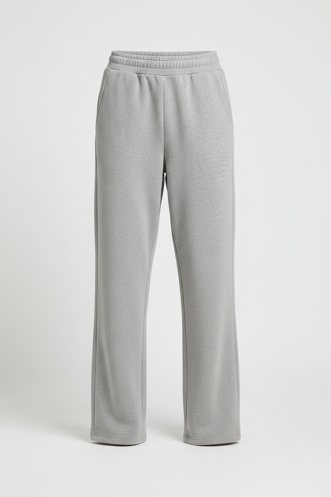 Pantalon Jogging Gris Chiné Femme - Molleton - vue 3