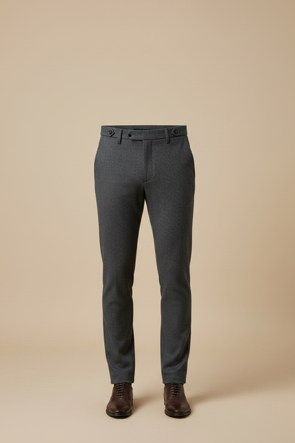 Pantalon Habille Gris - Laine - vue 3