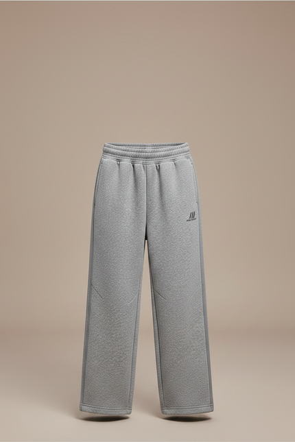 Pantalon Gris Coton Ample Garçon Sport - Molleton - vue 3