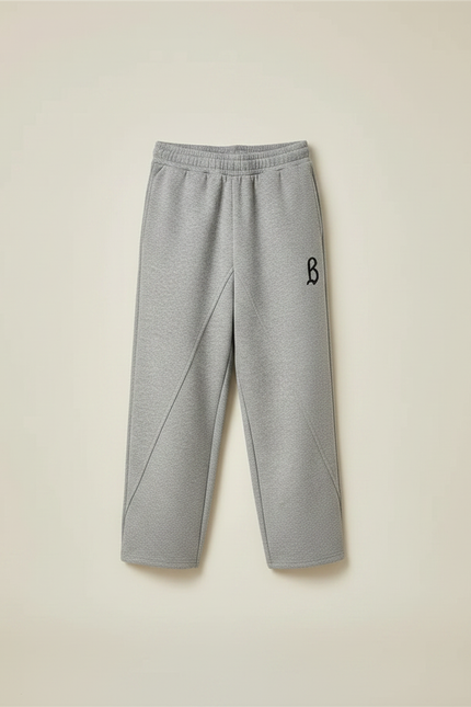 Pantalon Gris Ample Sport Molletonné Garçon - vue 3