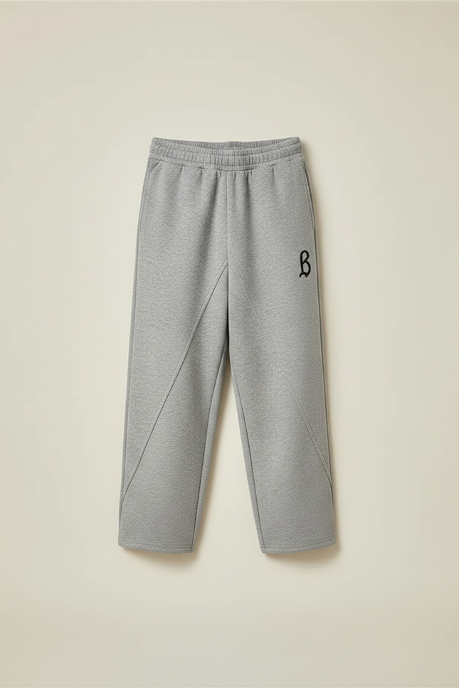 Pantalon Gris Ample Sport Molletonné Garçon - vue 3