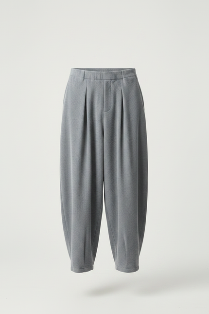 Pantalon Carotte Homme Gris - Cordé - vue 3