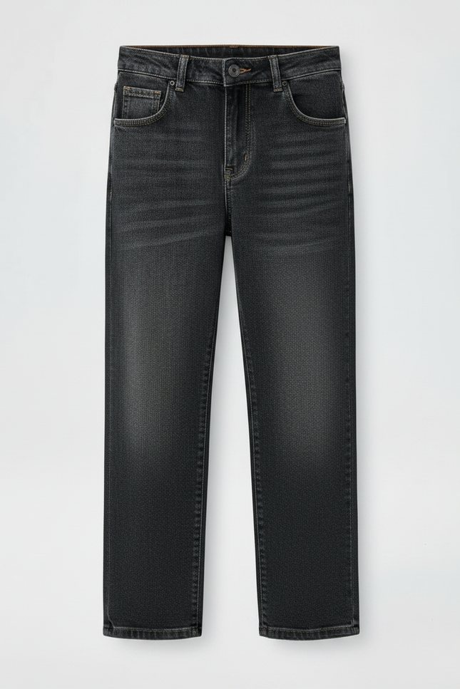 Pantalon Gris Décontracté Ample Enfant Garçon - Jean - vue 3