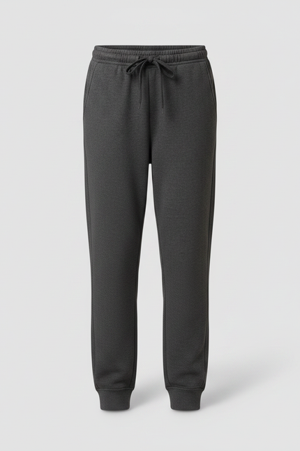Pantalon Coton Gris - Molleton - vue 3