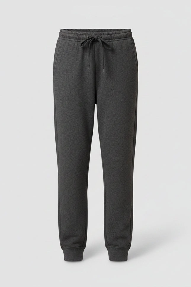 Pantalon Coton Gris - Molleton - vue 3