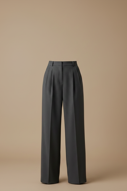 Pantalon Gris De Travail - Laine - vue 3