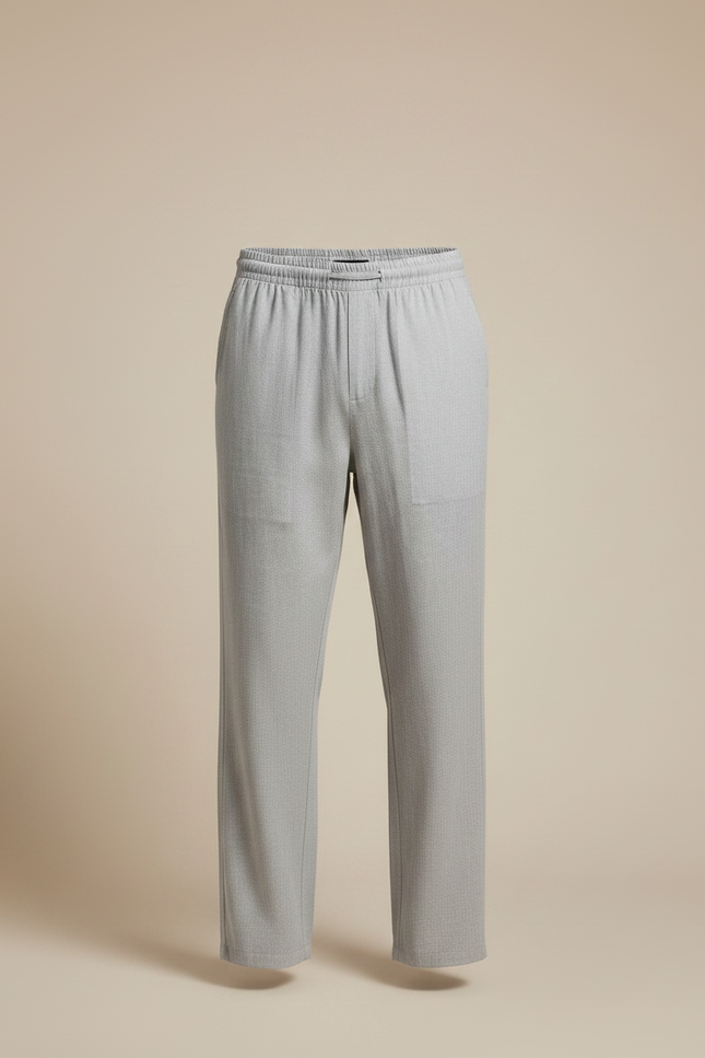 Pantalon Homme Lin Gris - vue 3