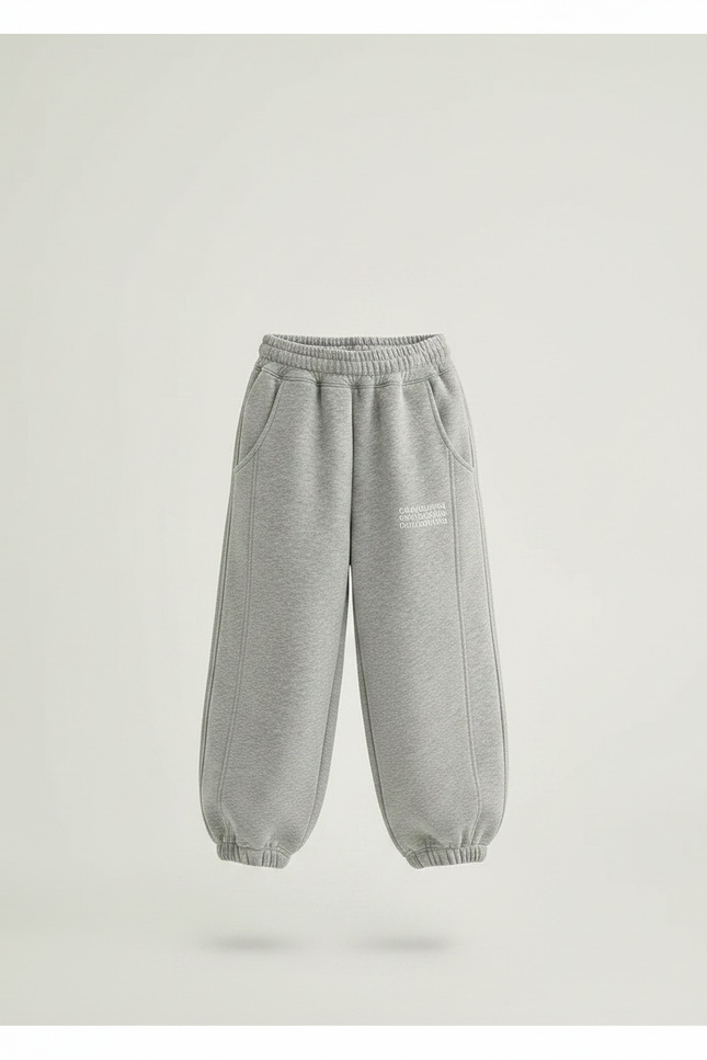 Pantalon Gris Eba6 - Molleton - vue 3