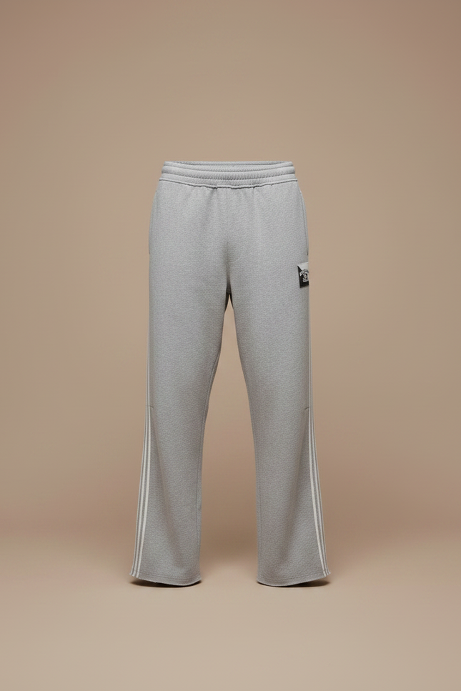 Pantalon Gris Ample Sportif Rayures Homme - Molleton - vue 3