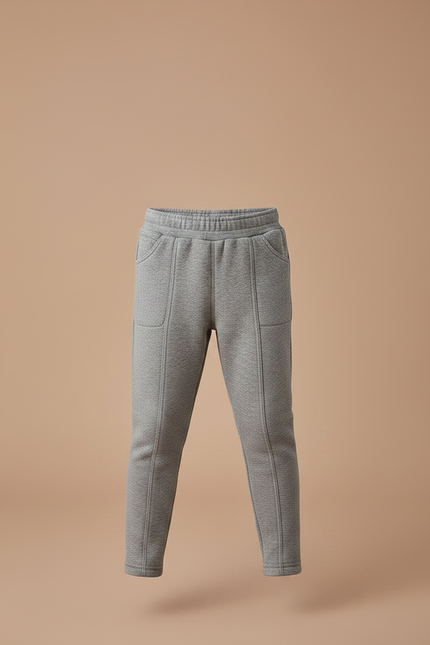 Pantalon Gris Bebe - Molleton - vue 3