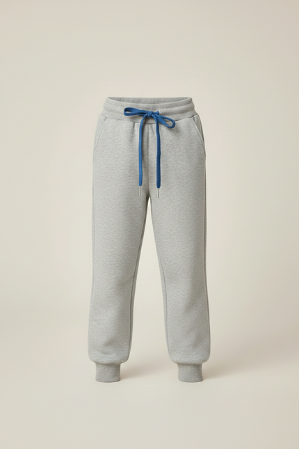 Pantalon Gris Molletonné Confortable Sport Enfant - vue 3