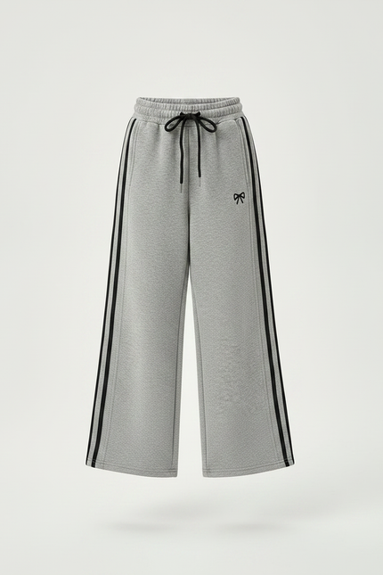 Pantalon Gris Et Noir - Molleton - vue 3