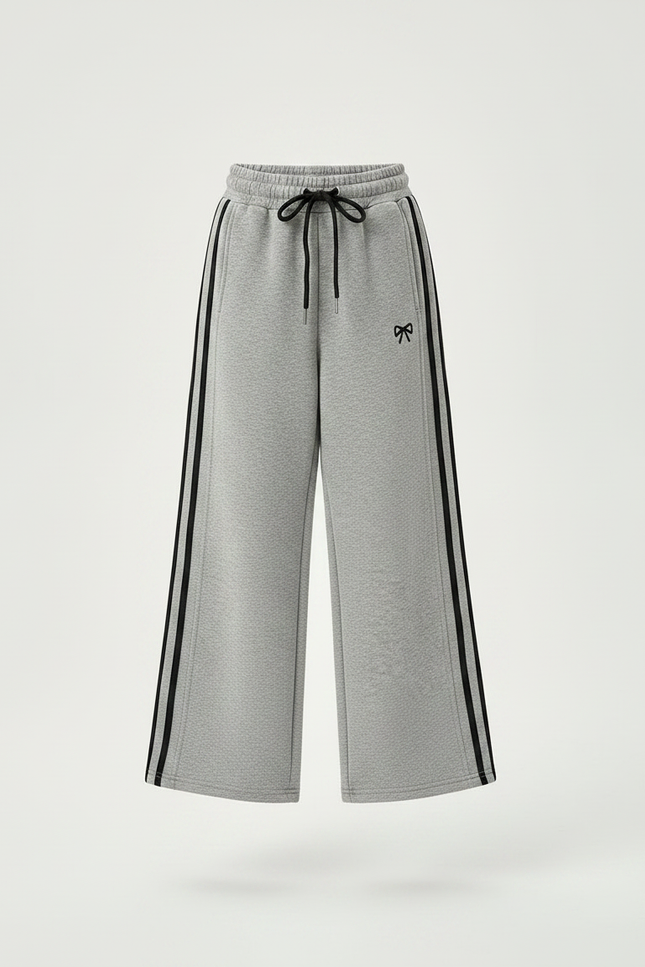 Pantalon Gris Et Noir - Molleton - vue 3