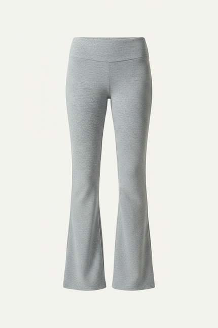 Pantalon Patte D'éléphant Gris - Molleton - vue 3