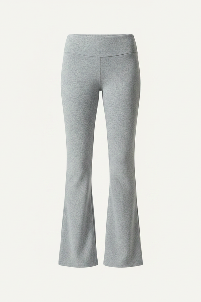 Pantalon Patte D'éléphant Gris - Molleton - vue 3