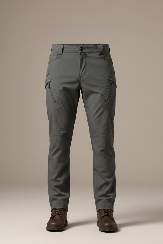 Pantalon Tactique Gris - Gabardine - vue 3