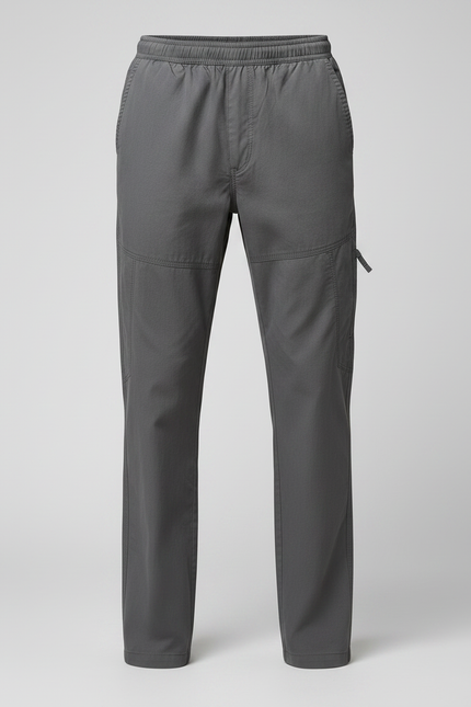Pantalon Gris 8f5f - Gabardine - vue 3