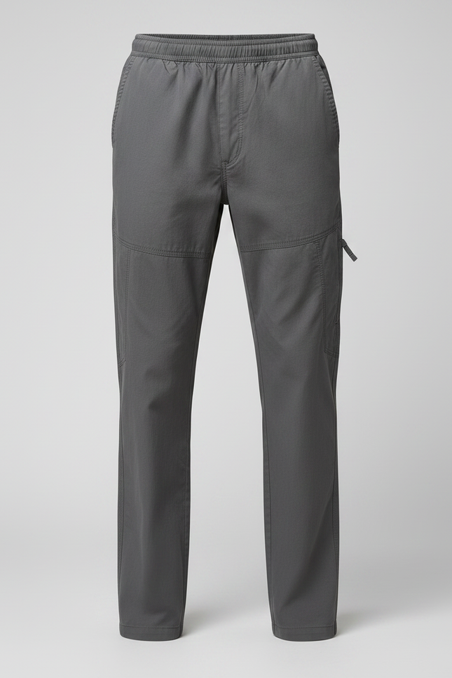 Pantalon Gris 8f5f - Gabardine - vue 3