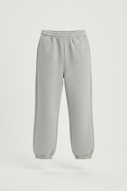 Pantalon Gris Ample Molletonné Confortable Enfant - vue 3