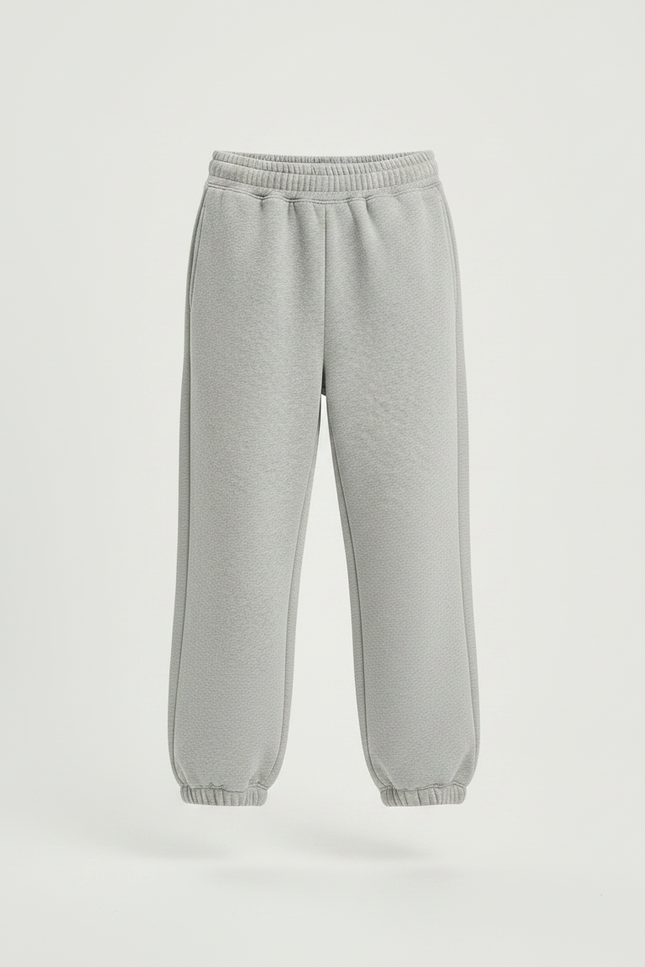 Pantalon Gris Ample Molletonné Confortable Enfant - vue 3