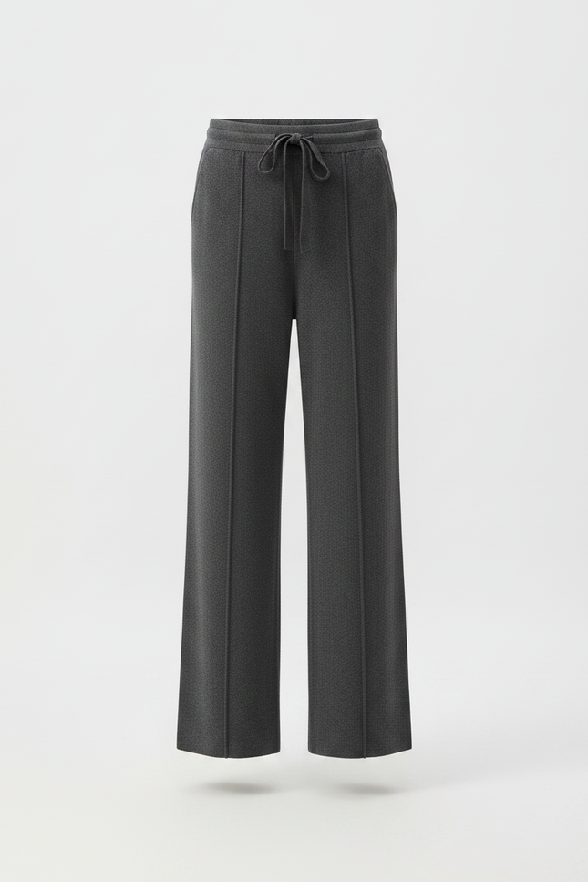 Pantalon Gris En Laine - vue 3