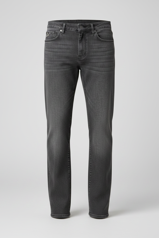 Pantalon Gris Jean Droit Classique Homme - vue 3
