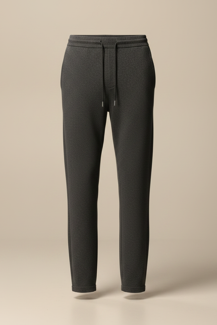 Pantalon Gris Molleton Décontracté Confortable Homme - vue 3