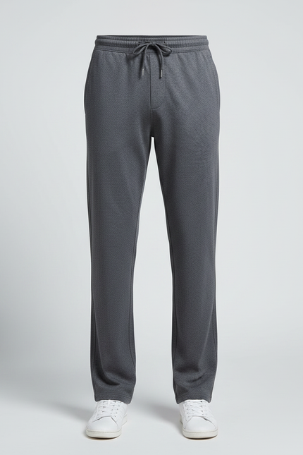 Pantalon Gris Sport Décontracté Cordon Homme - Molleton - vue 3