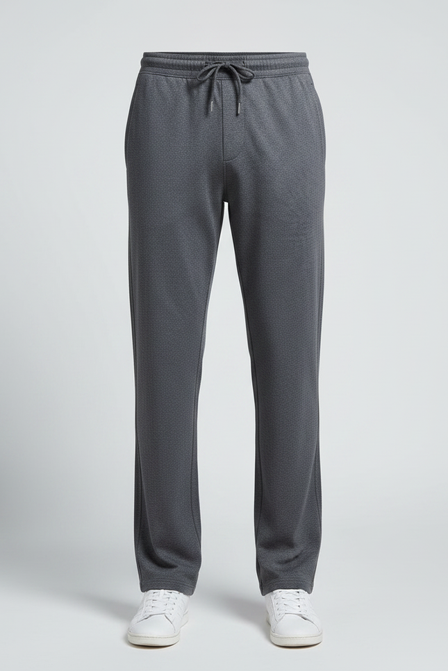 Pantalon Gris Sport Décontracté Cordon Homme - Molleton - vue 3