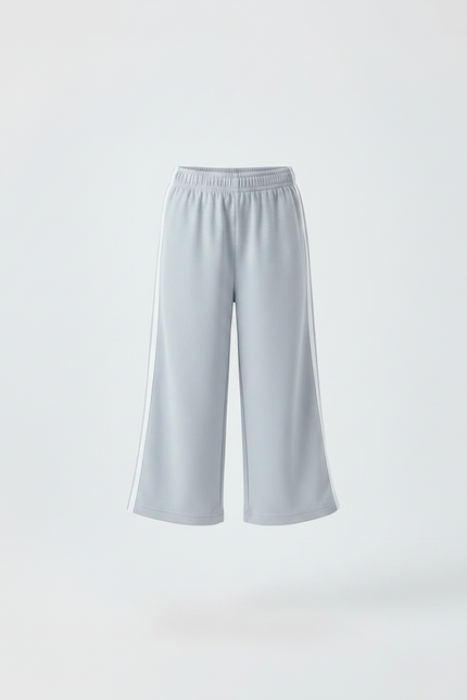 Pantalon Gris Ample Décontracté Confortable Fille - Maille - vue 3