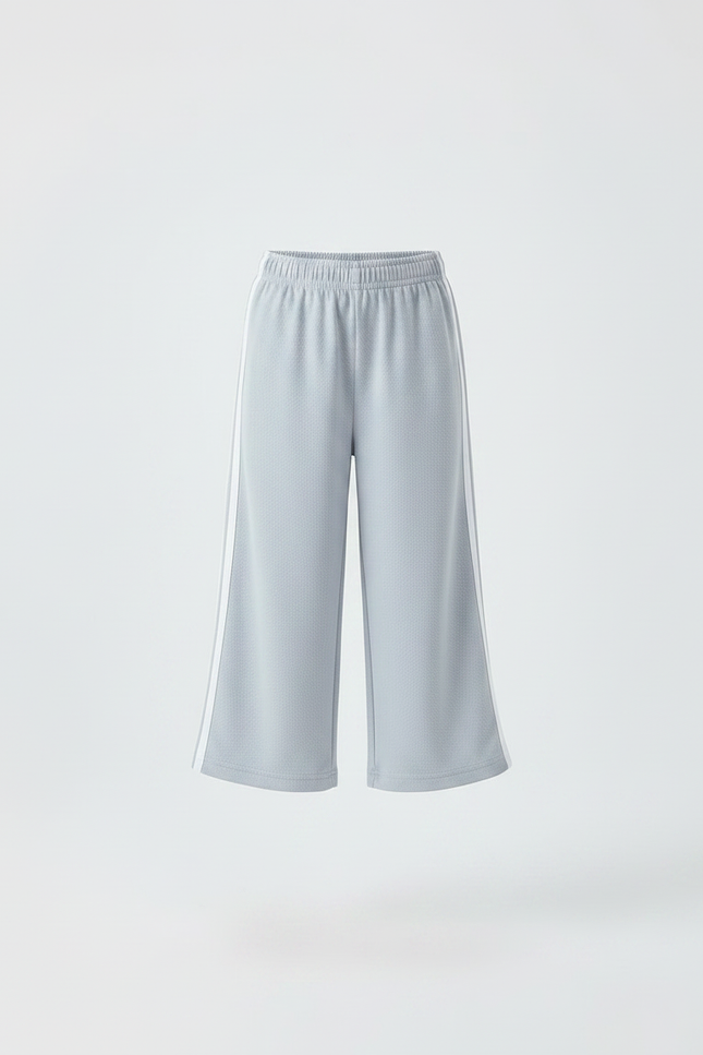 Pantalon Gris Ample Décontracté Confortable Fille - Maille - vue 3
