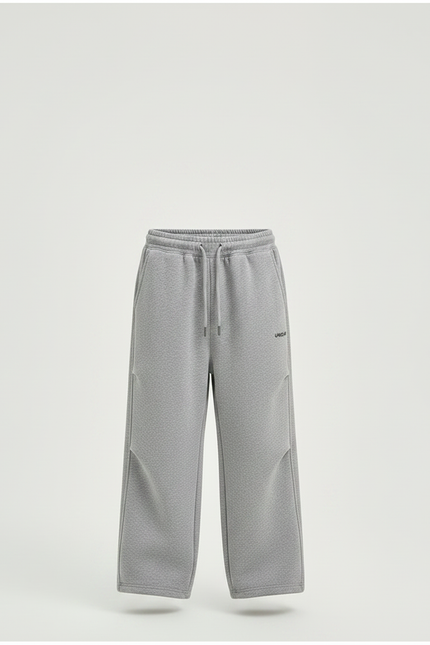 Pantalon Gris Ample Décontracté Coton Molletonné Sport Enfant - vue 3