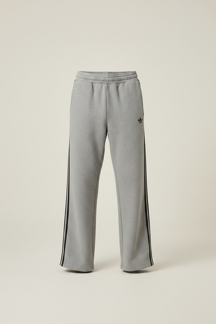 Pantalon Gris Sport Ample Rayures Noires Homme - Molleton - vue 3