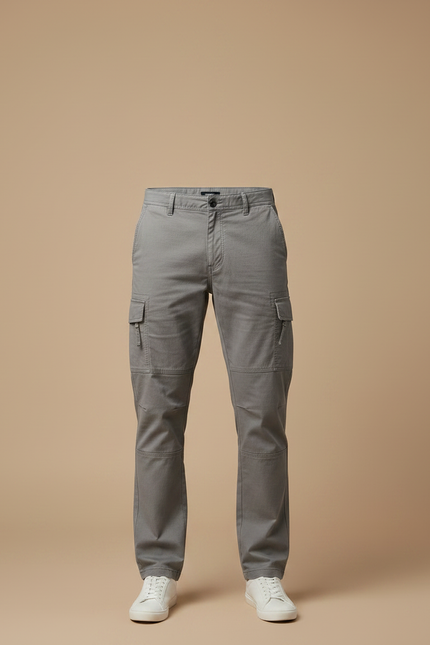 Pantalon De Travail Gris - Toile - vue 3