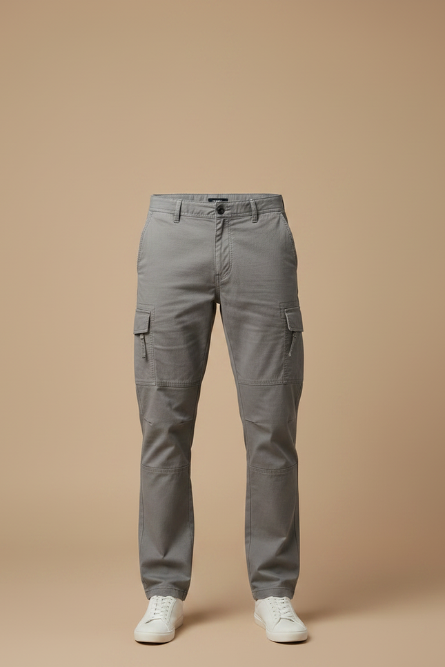Pantalon De Travail Gris - Toile - vue 3