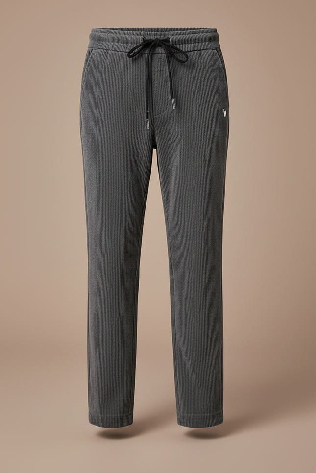 Pantalon Gris 8b95 - Cordé - vue 3