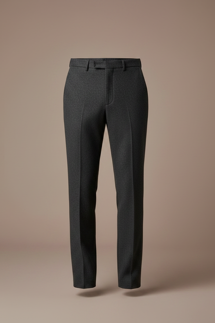 Pantalon De Flanelle Gris Homme - Laine - vue 3