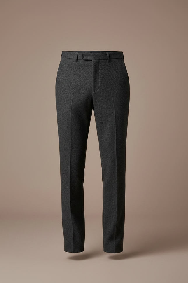 Pantalon De Flanelle Gris Homme - Laine - vue 3